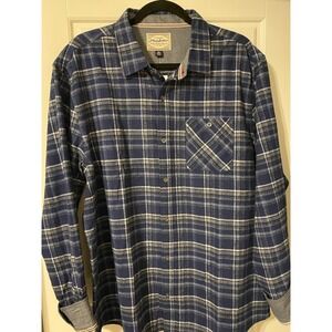 Flag Anthem Flannel Shirt Men Size XL Extra Large New with Tags MSRP $69.50